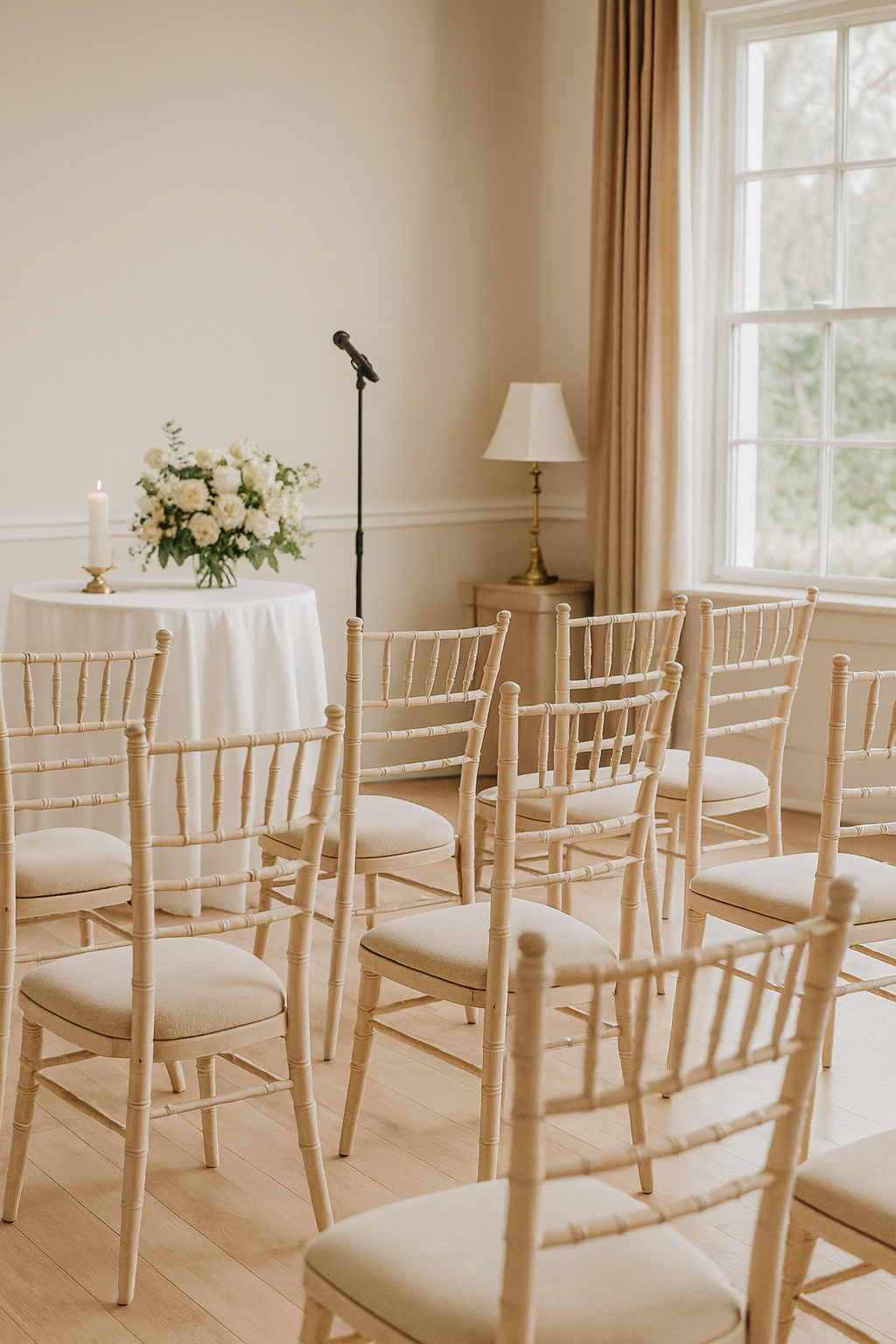 salle d'hommage pour une cérémonie laïque ou cérémonie civile pour les obsèques